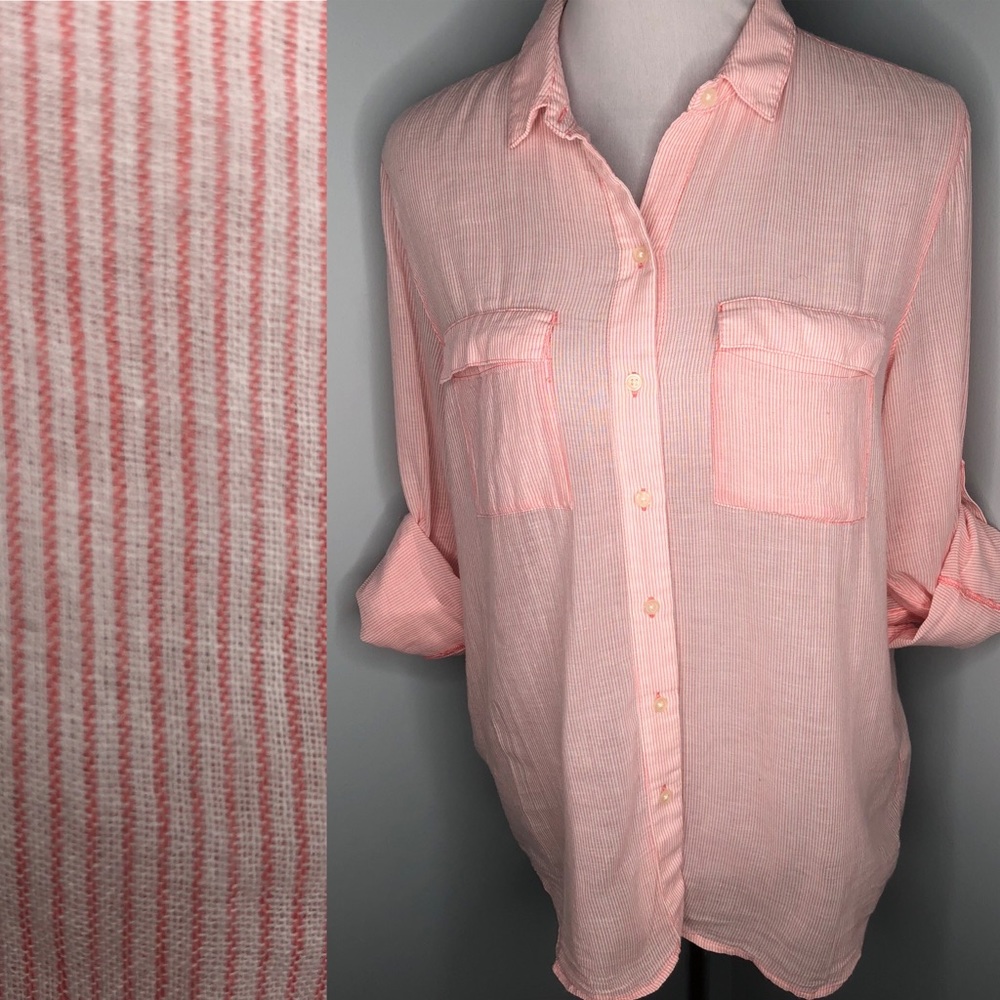 Gap “Boyfriend” Fit Button Down Shirt